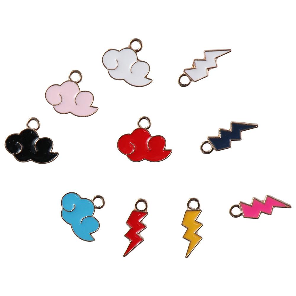 

alloy cloud charms mini enamel dangle decorations for bracelets earring making