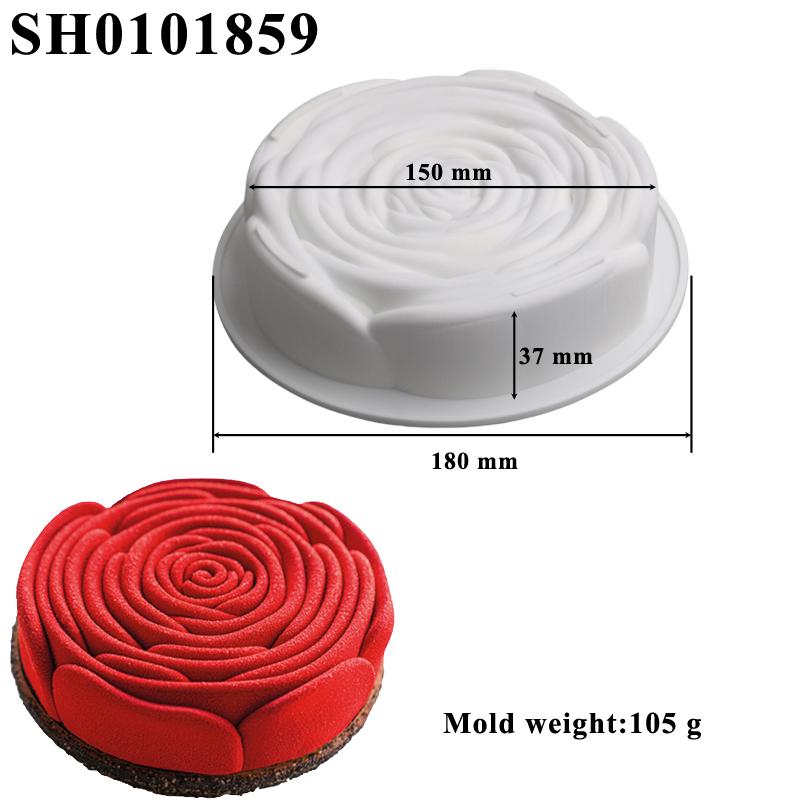 Food Grade Silicone Cake Molds Single Cell Mousse Moulds Dessert Decorating Pan Non Stick Pastry Baking Tools Kitchen Bakeware