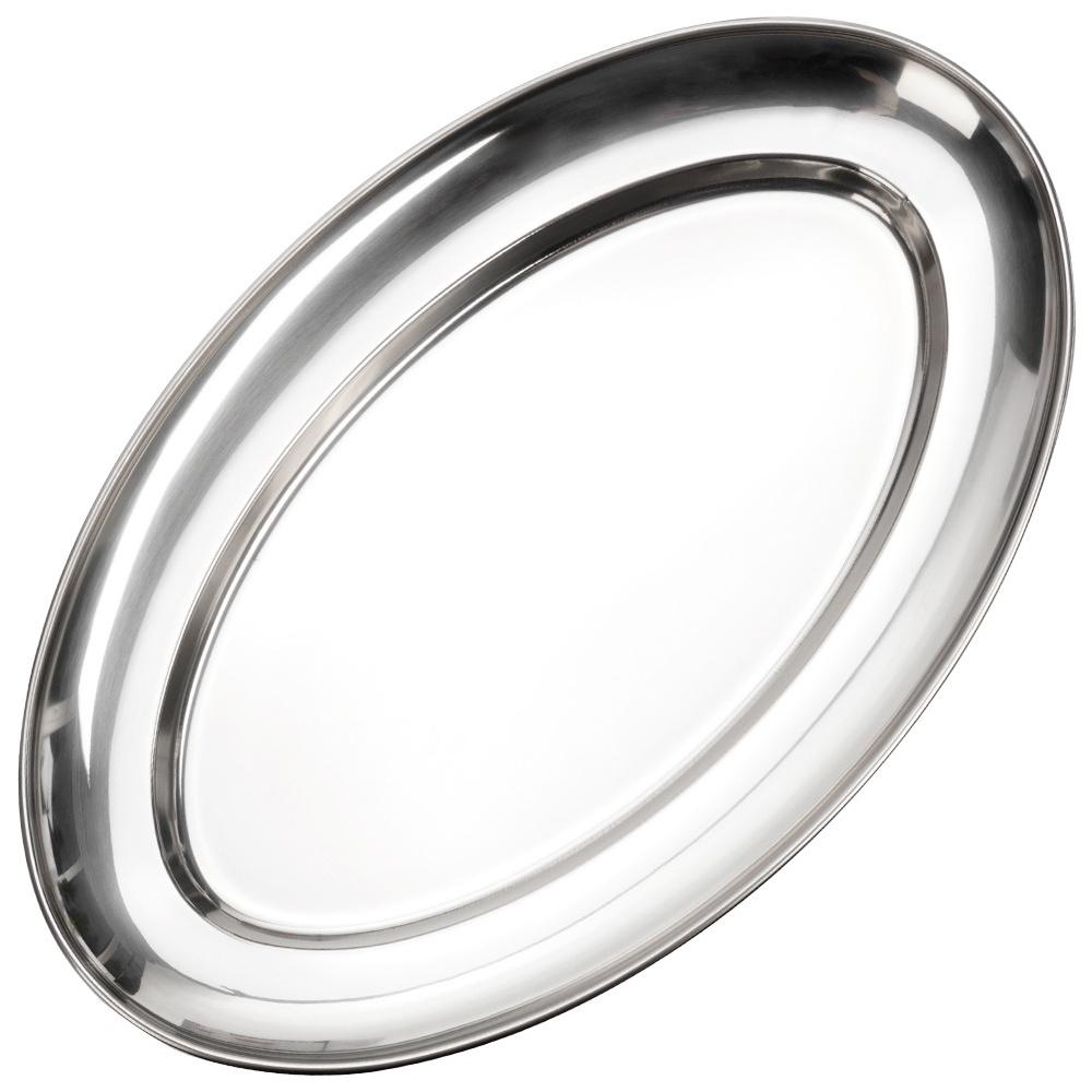 Taca Stalowa Do Serwowania Talerz Patera Półmisek Na Potrawy Przekąski 32cm