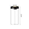 Household coffee bean storage jar Manual Vacuum Moisture Proproof Storage Jar Bottle Kitchen High Borosilicate Glass Tea Jar sea shipping lyp011