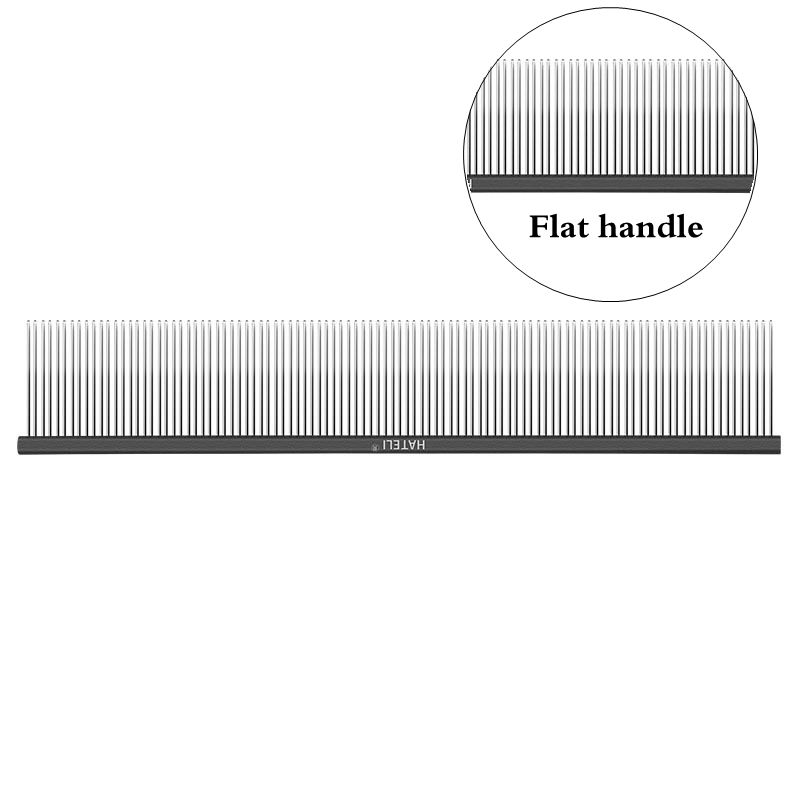 

0.1cm Dense Toothed Pet Comb Light Aluminum Comb 6 Colors Optional Professional Dog Grooming Cat Cleaning Hair Trimmer Brush 1PC
