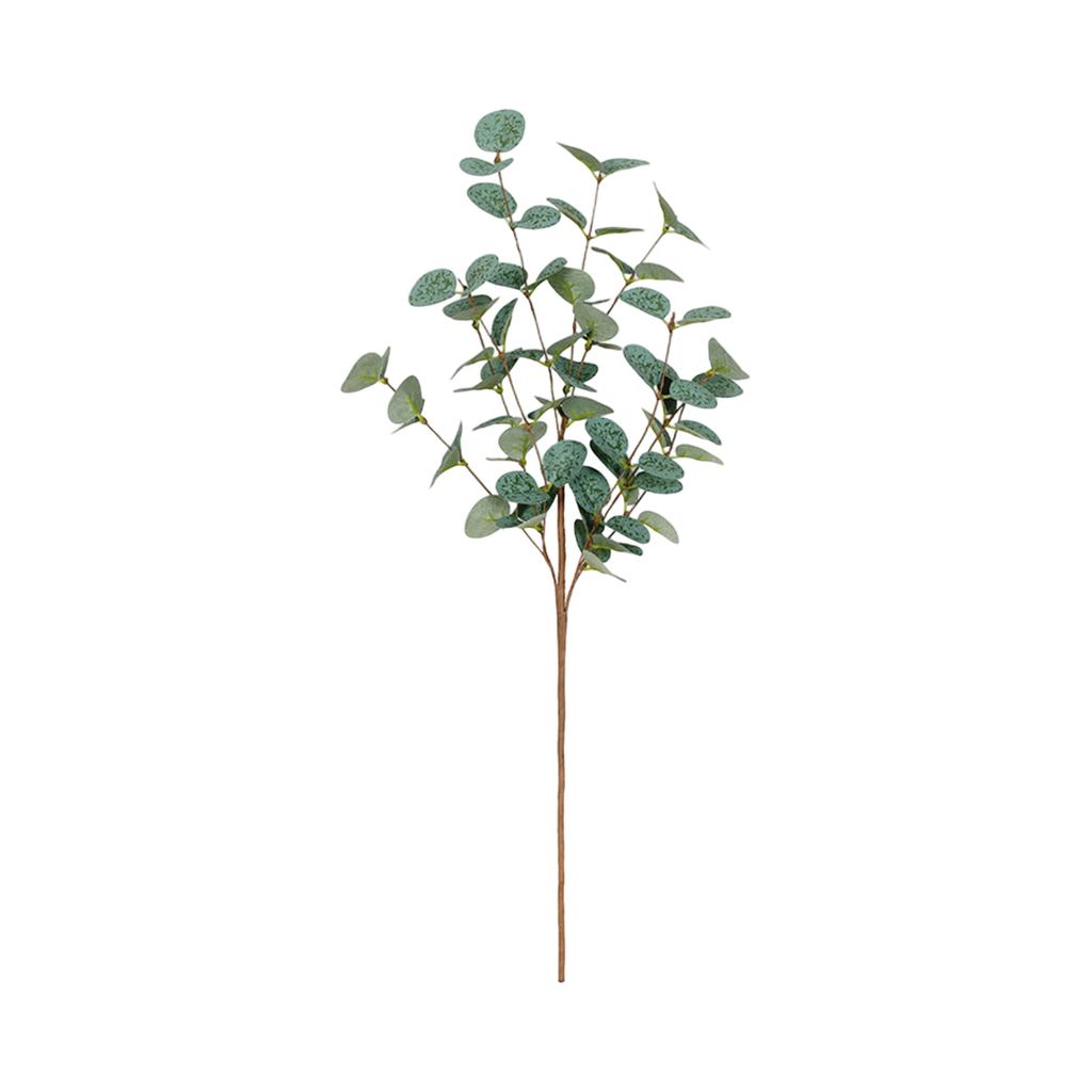 6pc 60cm Green  Leaf Sprayer, Green Silk Plant, Artificial Flowers, Suitable For Home, Party, And Wedding Decorations