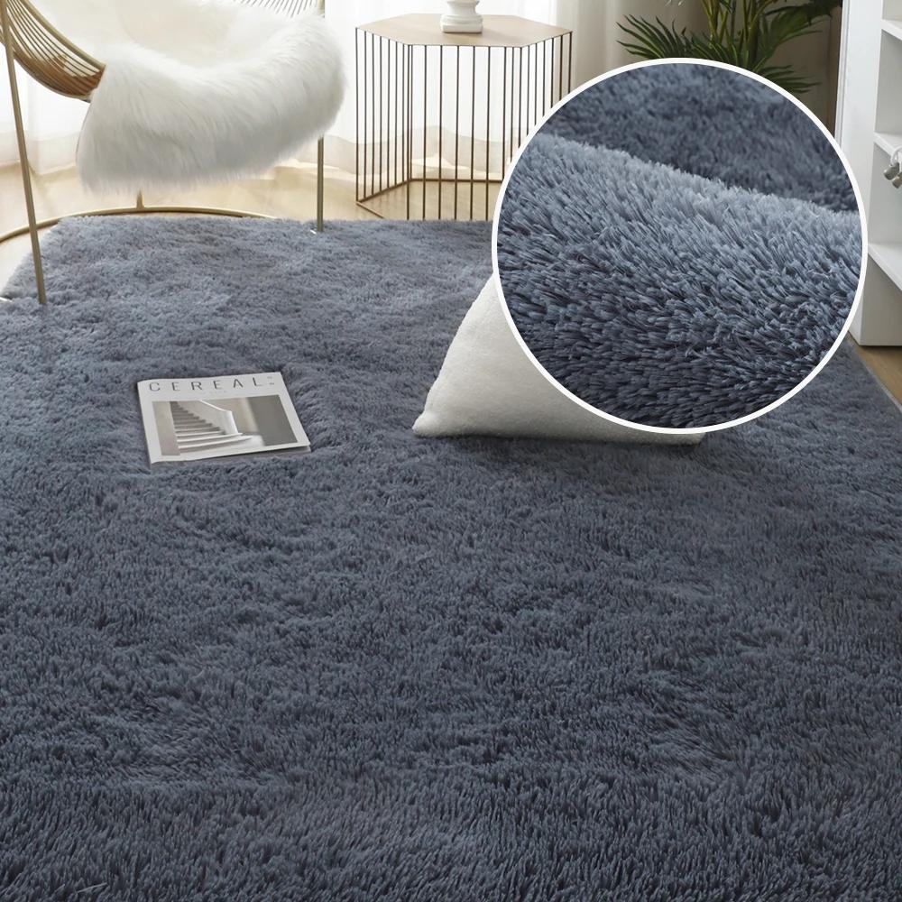 Fall and Winter Tie-dye Shaggy Carpet Home Living Room Bedroom Sofa Cushion Coffee Table Cushion Bedside Rug Carpet
