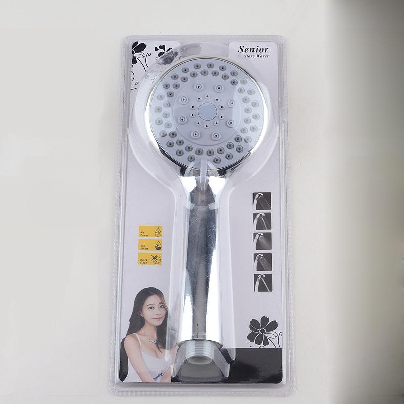 High Quality Plastic Sealed Five-speed Large Water Outlet Adjustable Shower Head Universal Handheld Bathroom Shower Head Set