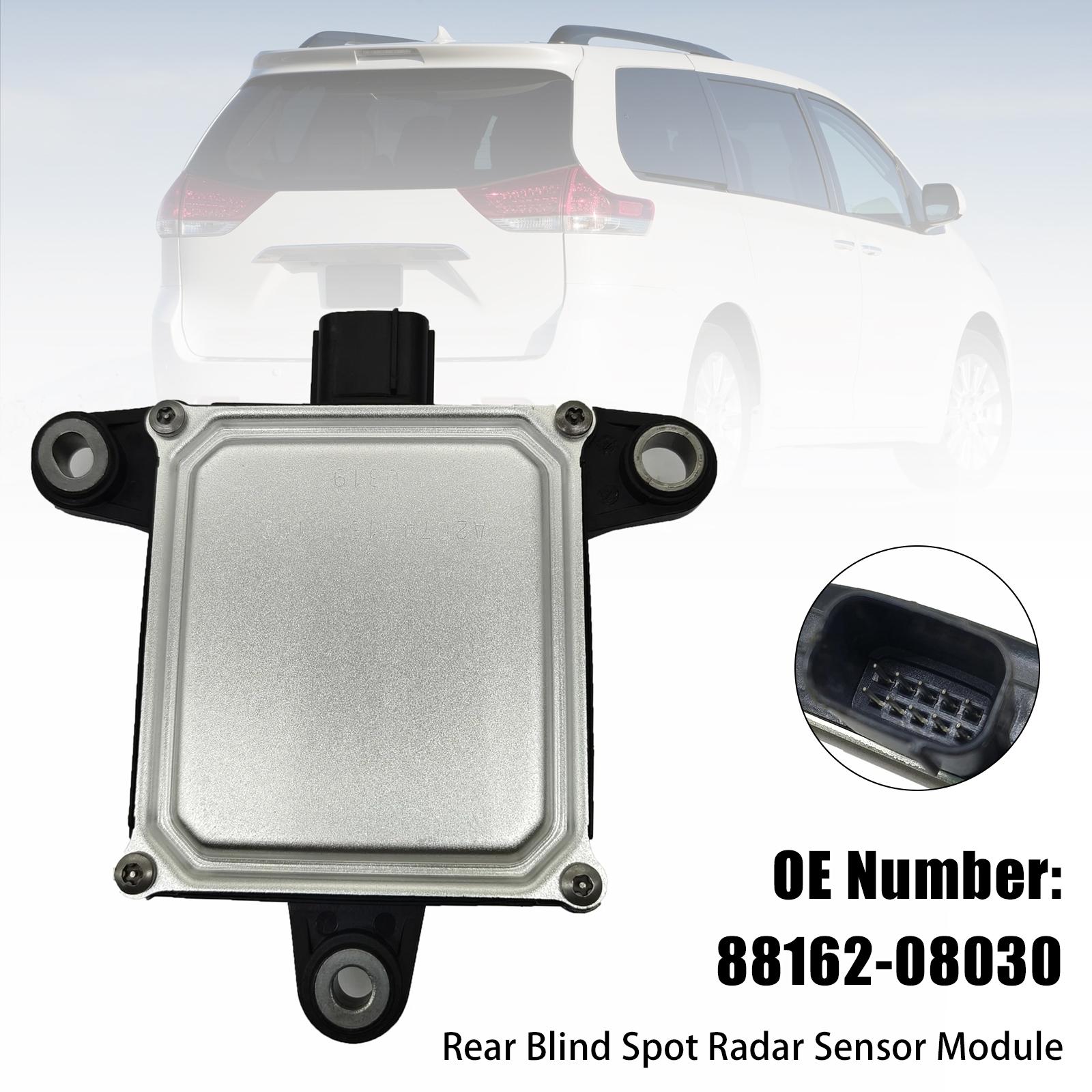 Rear Blind Spot Radar Sensor Module 88162-08030 For Toyota Sienna 2010-2020