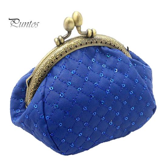 Women Fashion Rhombic Pattern Wallet Card Coin Purse Clutch Handbag Mini Bag