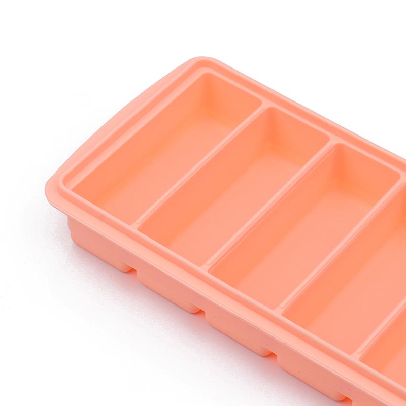 6 Grids Long Ice Cube Tray Mold Kitchen Reusable Silicone Ice Cube Mold Bpa Free Ice Maker Food Grade Silicone Ice Cubes Mould