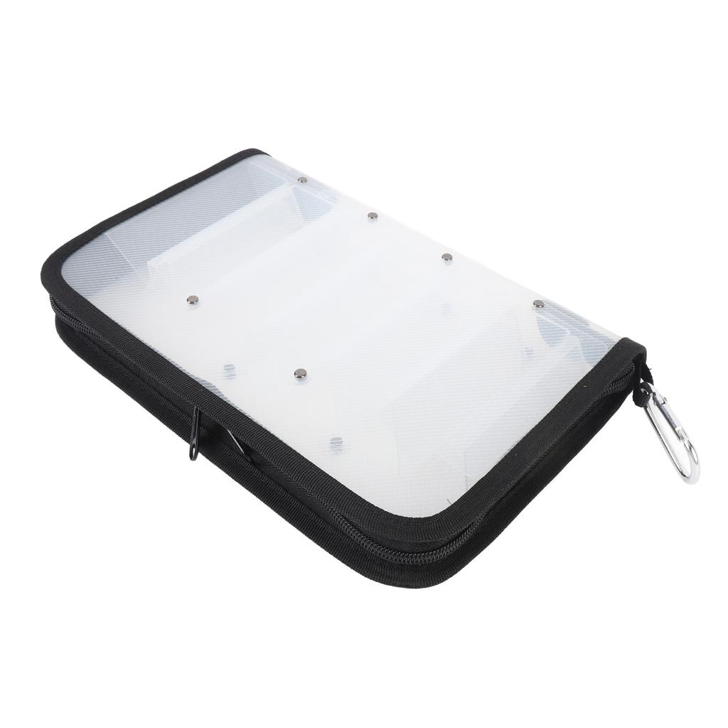 Torba na przynęty wędkarskie Przezroczysta Przenośna Wodoodporna 12 przegródek z haczykiem Pojemnik na sprzęt wędkarski