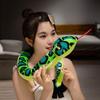 Simulated Colorful Glowing Snake Doll Plush Toy Long Python Doll Zodiac Snake Fake Snake Shooting Props