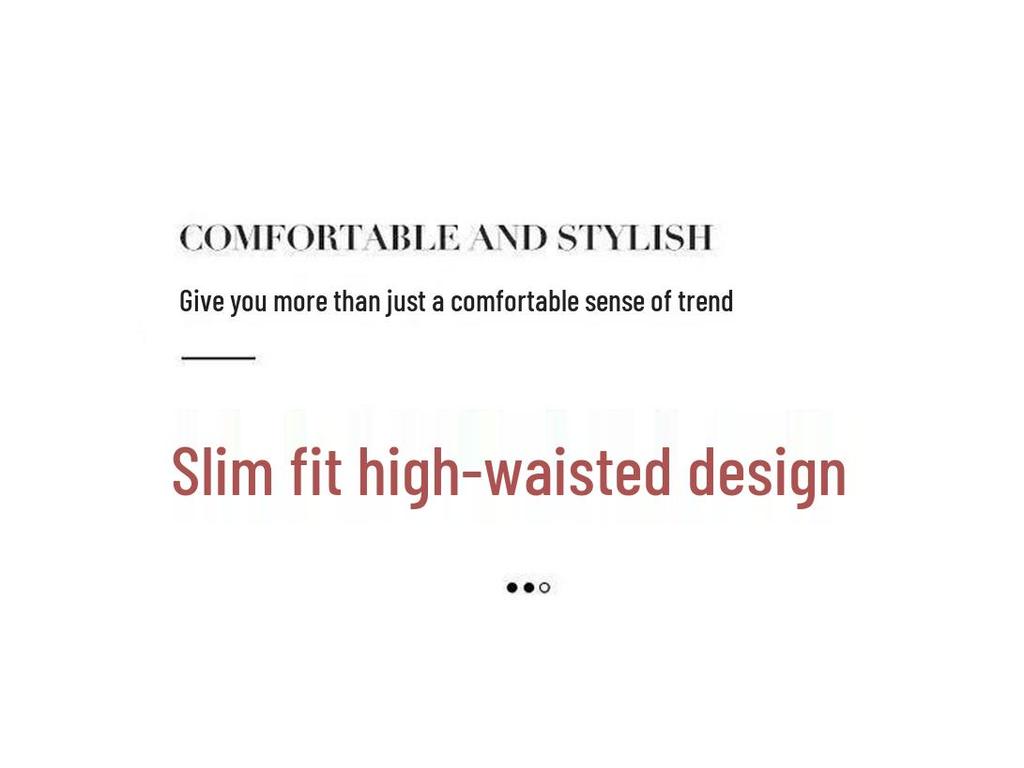 Women's High Waist Cropped Slimming Trousers - Versatile Spring Fashion