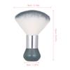 Neck Duster Brush Nail Art Dust Brush Large Nail Powder Brushes Hair Cleaing Brush for Removing Hair on Neck Multi
