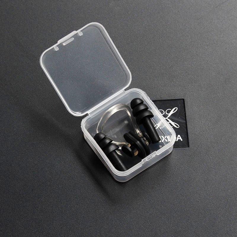 

Набор зажимов для носа и берушей: Мягкий силикон, водонепроницаемый, универсальный, подходит для взрослых и детей, принадлежности для плавания