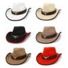 Music Festival Flat Hats Roleplay Cowboy Hat Adult Unisex Costume Panamas Caps