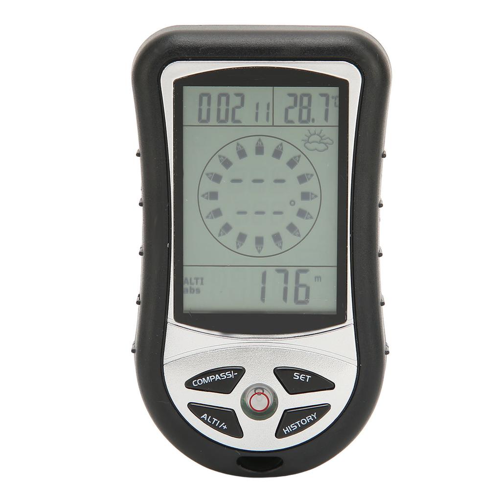 Digital Compass 8 in 1 Multi Functional Outdoor Compass Altimeter Barometer Calendar Thermometer for