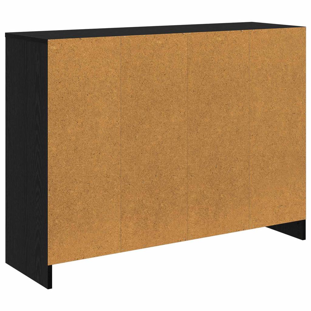 Sideboard in Black Oak Look 102 x 32 x 73.5 cm