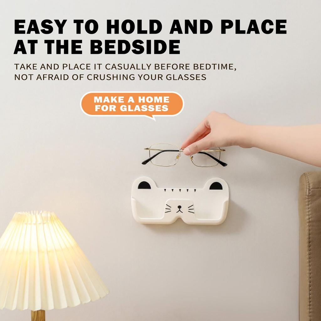 Cute Cartoon Storage Rack Glasses And Sunglasses Box Bathroom Item Storage Rack Hat Storage Wall Mounted Glasses Storage Rack