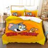 Cartoon T-Tom Mouse And Cat Bedding Set J-Jerry Duvet Cover Bed Set Quilt Cover Pillowcase Comforter King Queen Size Boys Adult
