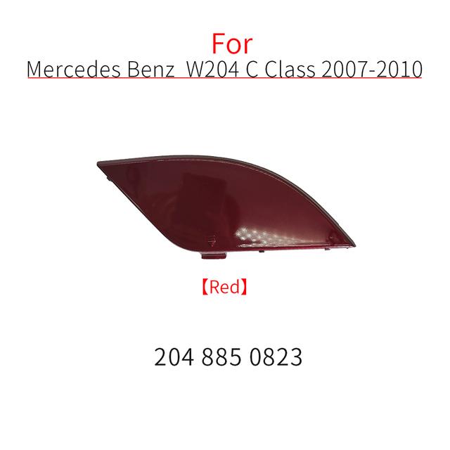 For Mercedes W204 Car Rear Bumper Tow Hook Cover Cap Black For Benz C Class 2007-2010 C180 C200 C230 C260 C300 2048850823