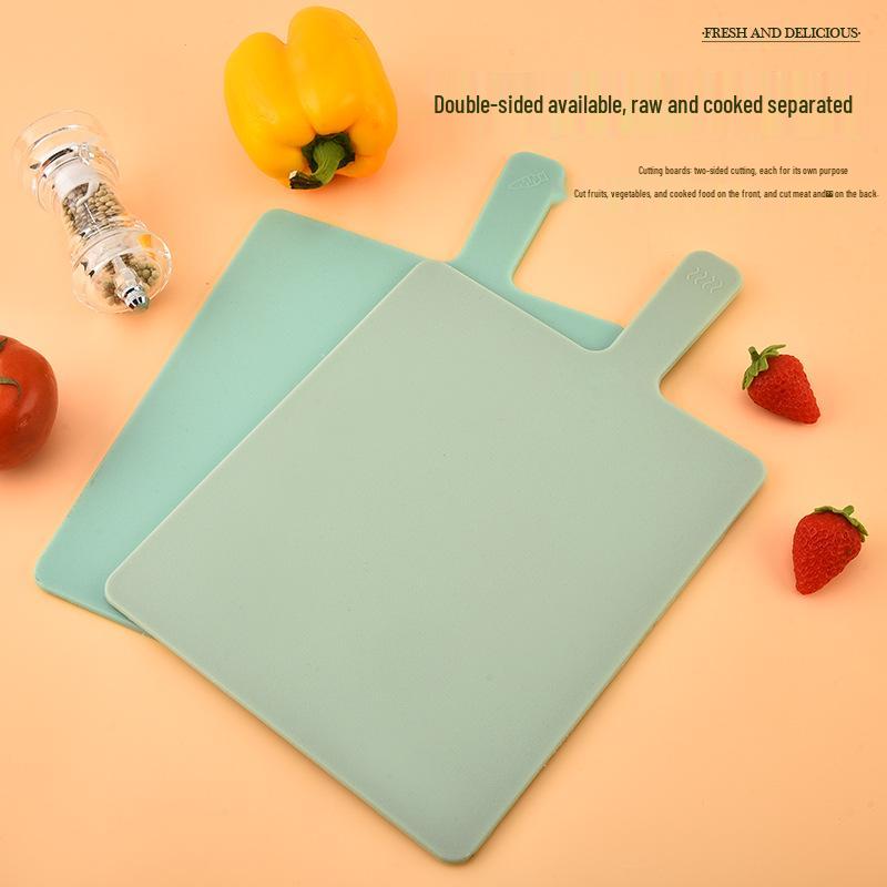 Four-Piece PP Kitchen Cutting Board Set with Holder: Ideal for Baby Food, Fruit, and More
