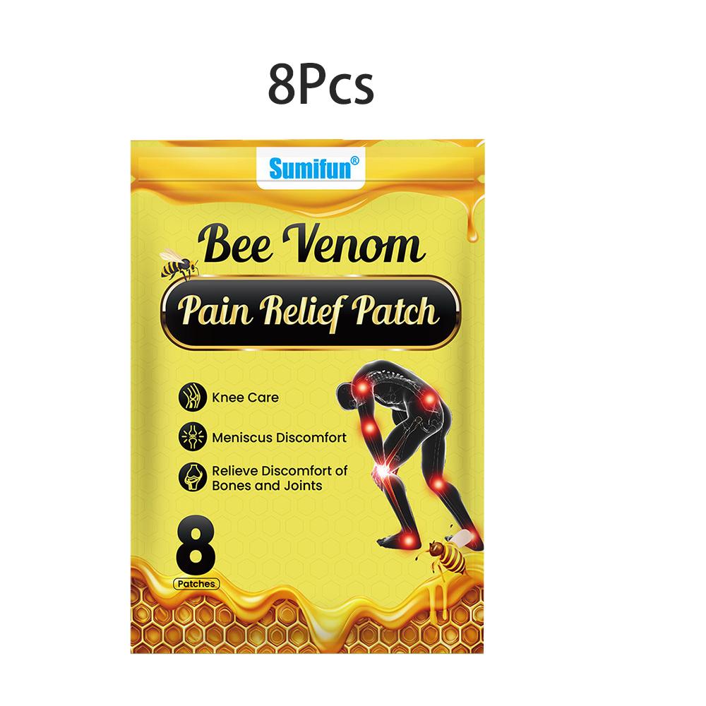 8/24/40Pcs Sumifun Bee Venom Knee Care Patch External Herbal Plaster Relieve Knee Meniscus Bone & Joint Discomfort Skin‑friendly Body Care Sticker