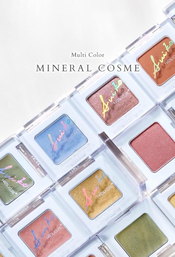 SUIKO Mineral Multicolor Mimosa Pure Desire Makeup Multifunctional Mobile Cosmetics Highly Adherent Powder Eyeshadow Lip Cheek Highlight Under Eye Bag