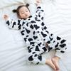 Spring Autumn Winter Kids Split-Leg Pajamas Baby Flannel Romper Infant Toddler Sleeping Bag Onesie