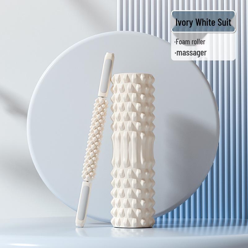 Professional Foam Roller for Muscle Relaxation and Leg Slimming - Wolf Tooth Massage Roller for Yoga and Fitness