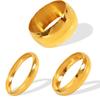 Fashion Titanium Steel Metal Texture Couple Bracelet Bracelet, Large Glossy Exaggerated Design, High-End Women'S Jewelry