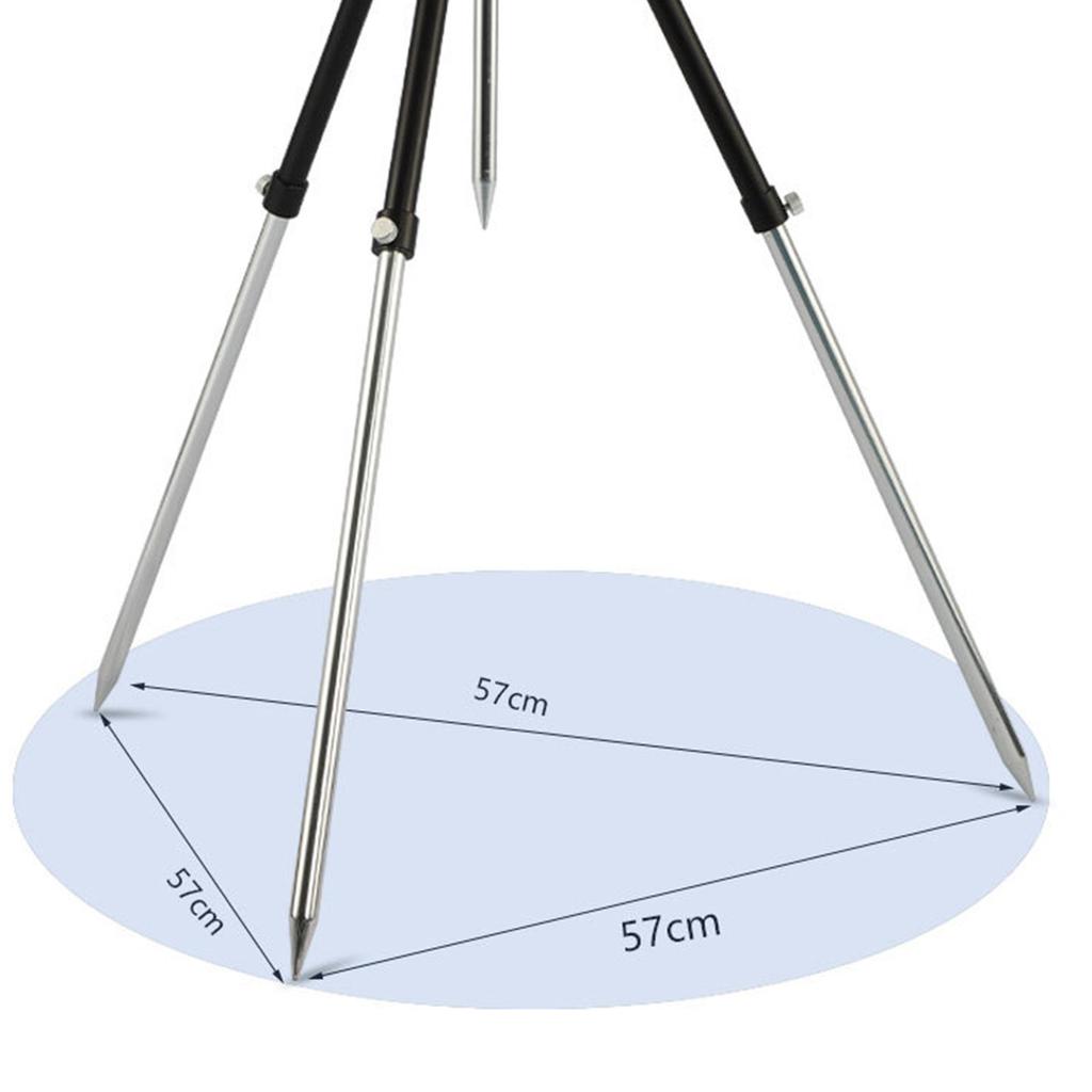 Adjustable Folding Fishing Pole Tripod Bracket Fishing Rod Rest Tripod Stand for Outdoor Activity Fishing Accessories