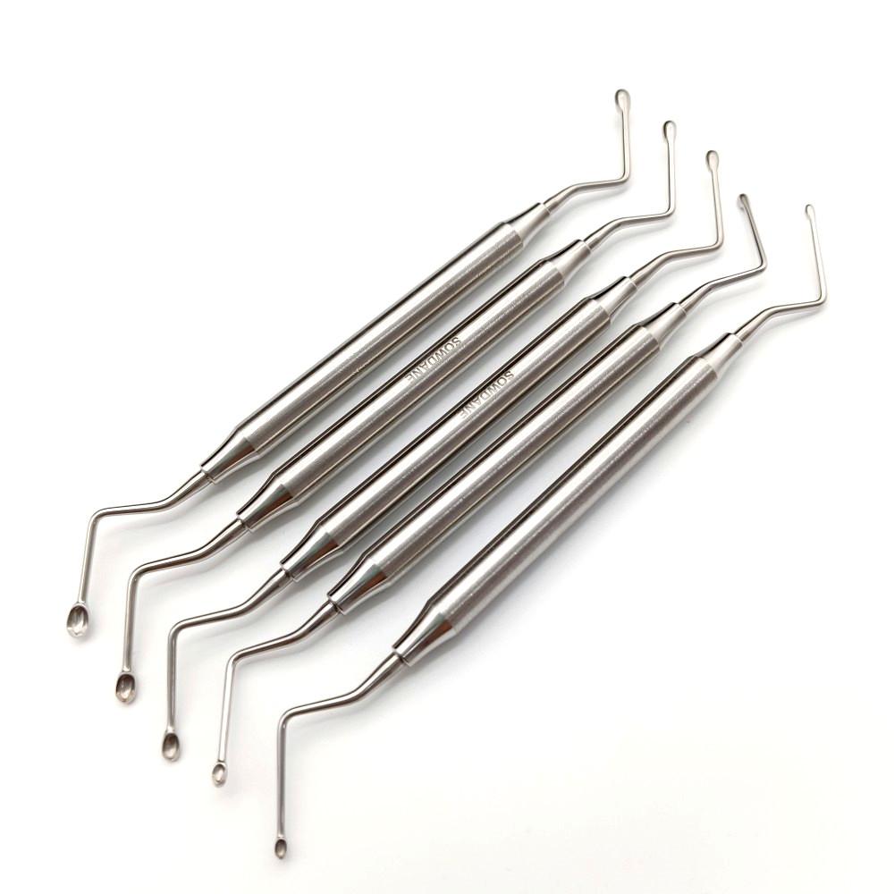 Dental Surgical Implant Dental Bone Curettes Powder Spoon Graft Scoop Implant Bone Grafting Packer