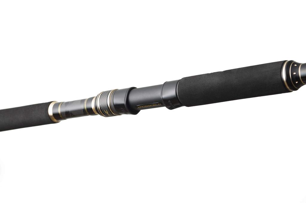 AbuGarcia Crossfield XROSSFIELD XRFS-1032M Lure Rod, Fishing Rod, Versatile for Fresh and Saltwater Fishing, 2-Piece Model, XROSSFIELD XRFS