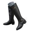 Large Size Fashionable Women's Shoes Winter Women's European And Solid Color Belt Knee High Lace Up Boots for Women Platform