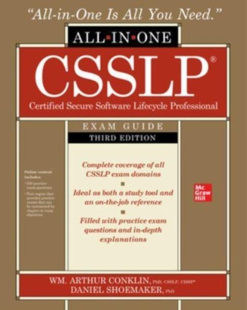 The CSSLP Certified Secure Software Lifecycle Professional All-in-One Exam Guide, Third Edition Book