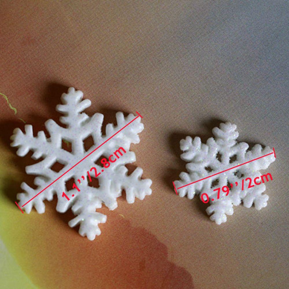 10Pcs New Craft Accessories Resin Decor Landscape Ornament Snowflake Christmas Decoration Plant Pot