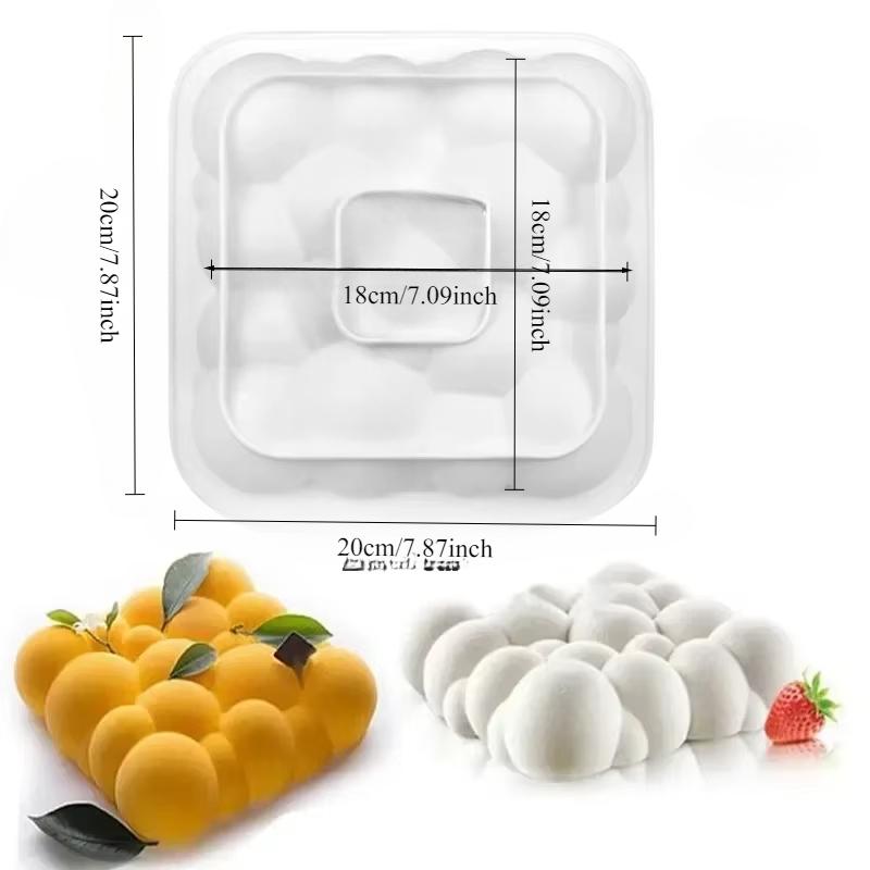 

3D Cloud Mousse Cake Silicone Pastry Baking Mold Pan DIY French Dessert Cheesecake Chocolate Kitchen Cake Decoration Tools