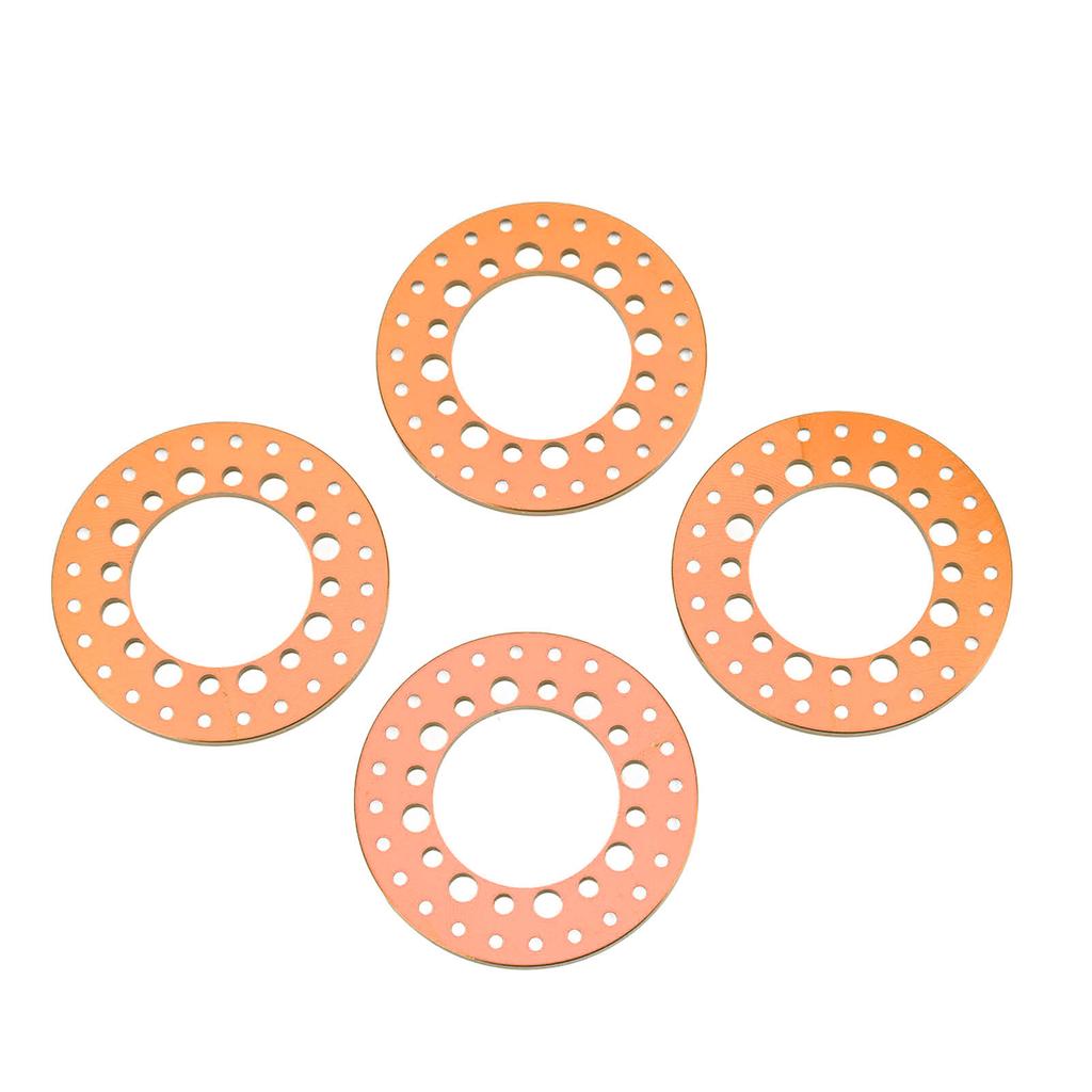 4Pcs 1.9in Wheel Outer Rings Rims Increase Stability CNC Machining Aluminum Alloy RC Wheel Outer Rings Rims for 1Celsius10 RC