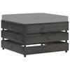 Day and Night - Day and Night Sectional Ottoman with Gray Impregnated Wood Cushion