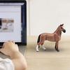PVC Horse Model Simulation Horse Figurine Realistic Miniature Horse Collectible Toy Desktop Decoration Ornament