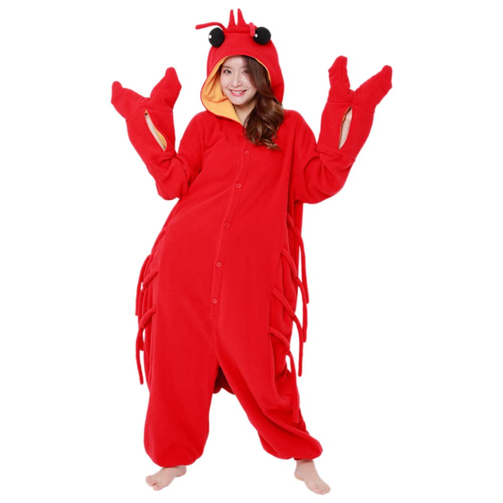 SAZAC Fleece Animal Kigurumi Lobster