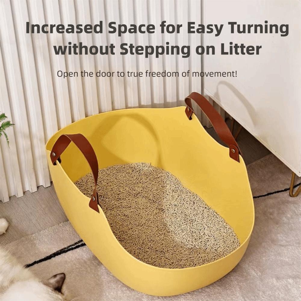 Katzentoilette in Übergröße mit Schaufel Offene Katzentoilette Halbgeschlossene Katzentoilette Innengebrauch