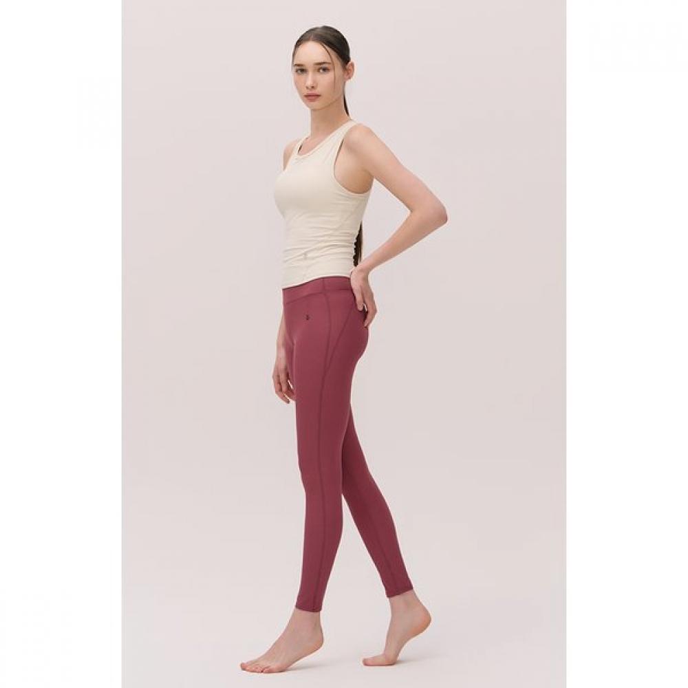 Huit Ticha Rib Slim Line Back Pocket 9 Part Leggings