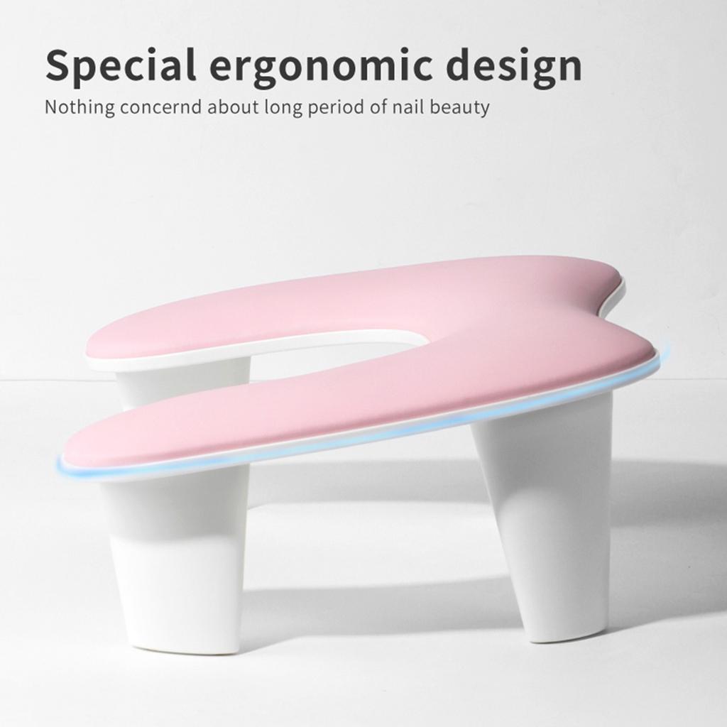 Manicure Pillow Nail Rest Cushion Arm Rest U-shaped Manicure Hand Stand for Nails
