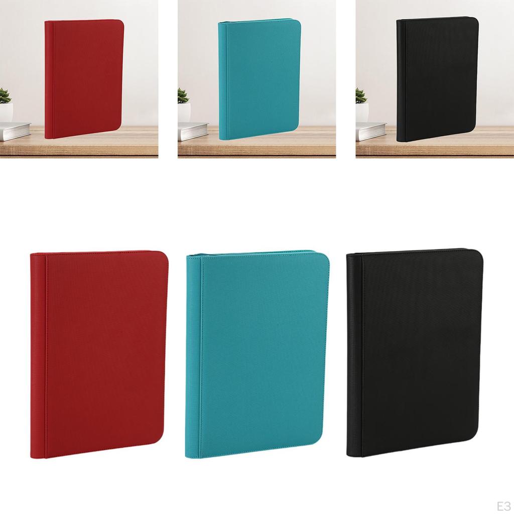 Sammelkartenbuch Doppelseitige Seiten Fotoalbum für Baseball Football Fotokarte