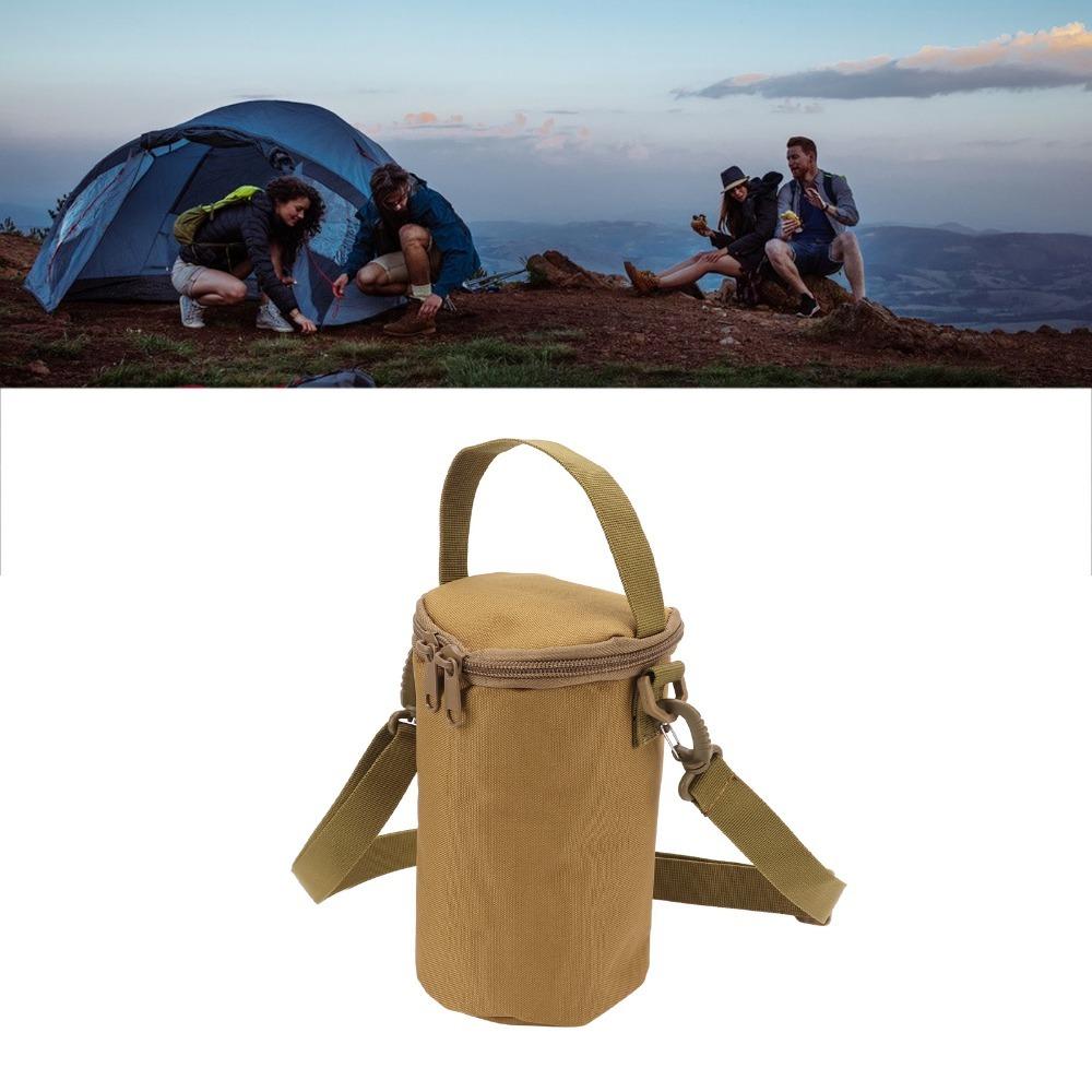 With Shoulder Strap Gas Cylinder Cover Portable Propane Tank Carrying Bag  Cookware Storage хаки
