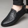 Leather shoes men's 2025 new casual shoes business men's shoes one pedal spring and autumn middle-aged father non-slip loafer shoes men