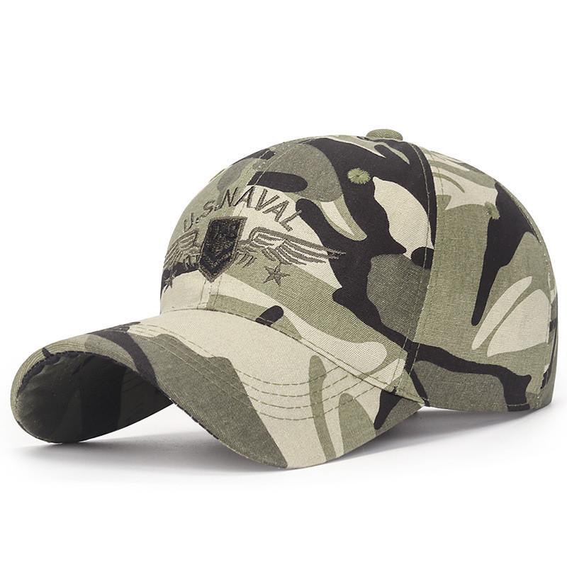 Cotton Camouflage Baseball Cap For Men And Women With Sun Protection For Outdoor Activities