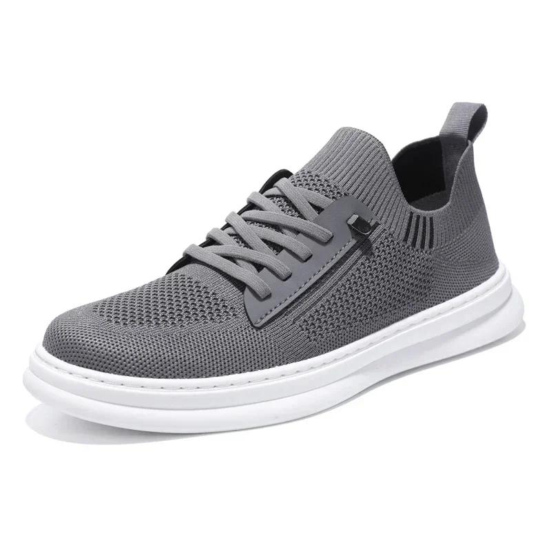 Men's Casual Sports Shoes Flying Woven Thick Bottom Breathable Light Shoes Outdoor Hiking Sports Shoes Designer Casual Shoe