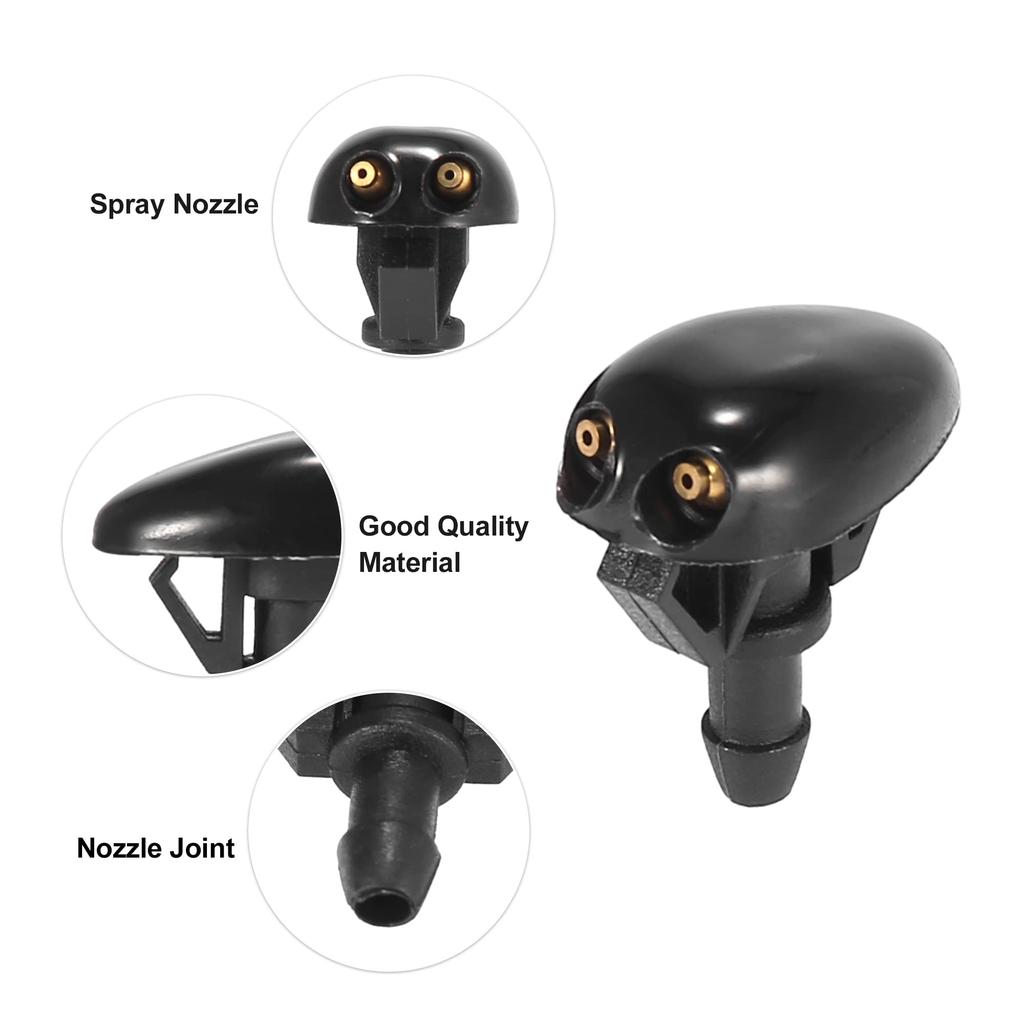 ACROPIX Washer Nozzle, Windshield for Car Washing, Spraying, Diffusion Nozzle, Compatible with Nissan,