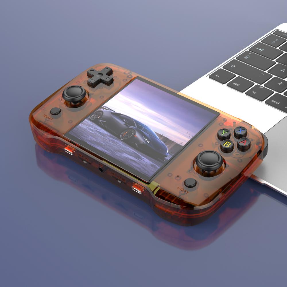 R46S Portable Pocket Video Player Linux System 4 Inch Screen Two-player Online Game Console Support WIFI BT for Kids Adults