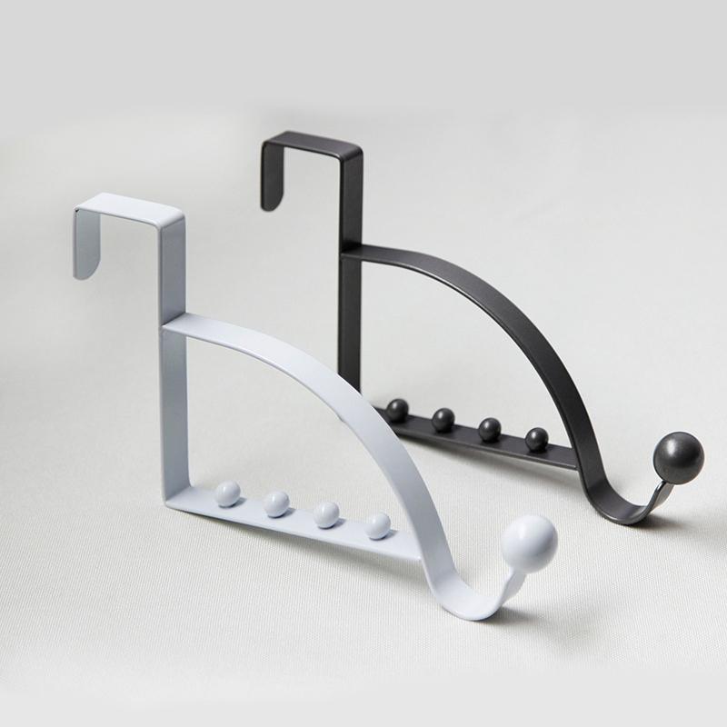Door Rear Hook Clothes Coat Hat Towel Hanger Door Back Wall Mounted Hooks Cabinet Wardrobe Metal Clothes Hat Home Storage